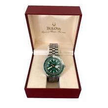Thumbnail von Bulova Snorkel 7202 666FT Diver Day-Date green dial automatic 1974