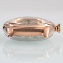 Thumbnail von Rolex Oyster Perpetual Ovetto 3696 BubbleBack Chronometer ivory dial rose gold 18KT 1937