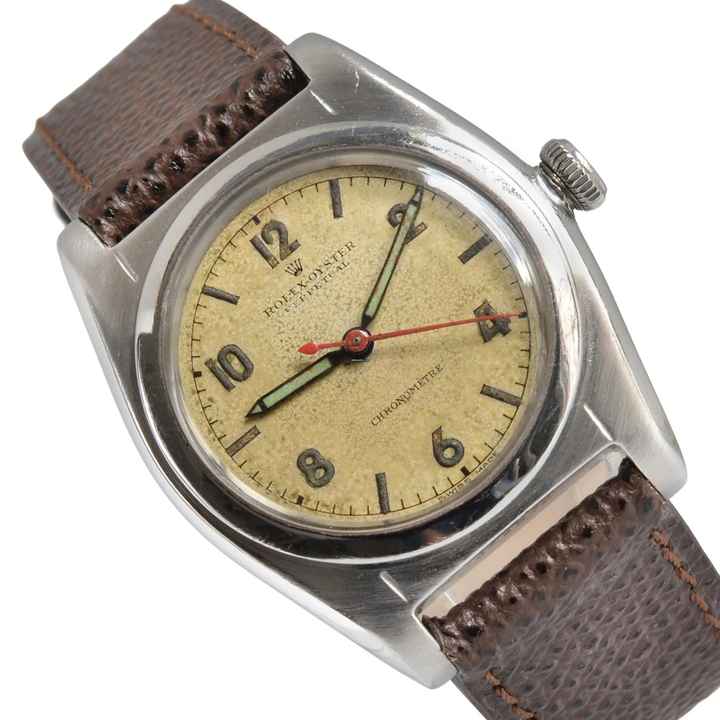  Rolex Oyster Perpetual Ovetto Oyster Perpetual 2940 Chronometer Bubble Back 1945 