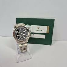 Thumbnail von Rolex Daytona Ouro Branco Diamond Index 40mm Completo