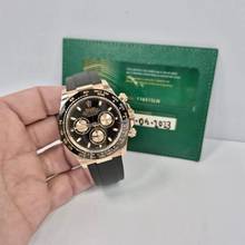 Thumbnail von Rolex Daytona Ouro Rosé Oysterflex Black Dial 40mm Automático Completo