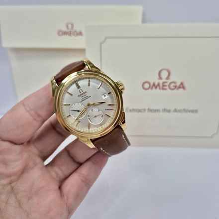  Omega De Ville Co-Axial Power Reserve Yellow Gold 39mm Automático Completo 