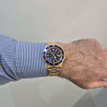 Thumbnail von Rolex Submariner Date Full Gold Purple Dial 40mm Automático Completo