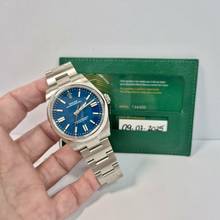 Thumbnail von Rolex Oyster Perpetual No-Date Azul Pastel 41mm Automático Completo