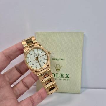  Rolex Oyster Perpetual 34 34mm Full Gold Automático Completo 