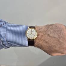 Thumbnail von Patek Philippe Calatrava Gubelin Edition With Box & Papers 34mm Corda Completo