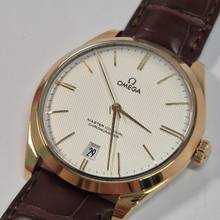 Thumbnail von Omega De Ville Trésor Ouro 40mm Corda Completo
