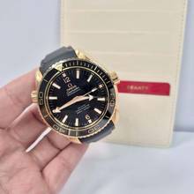 Thumbnail von Omega Seamaster Planet Ocean Ouro Rosé 45mm Automático Completo
