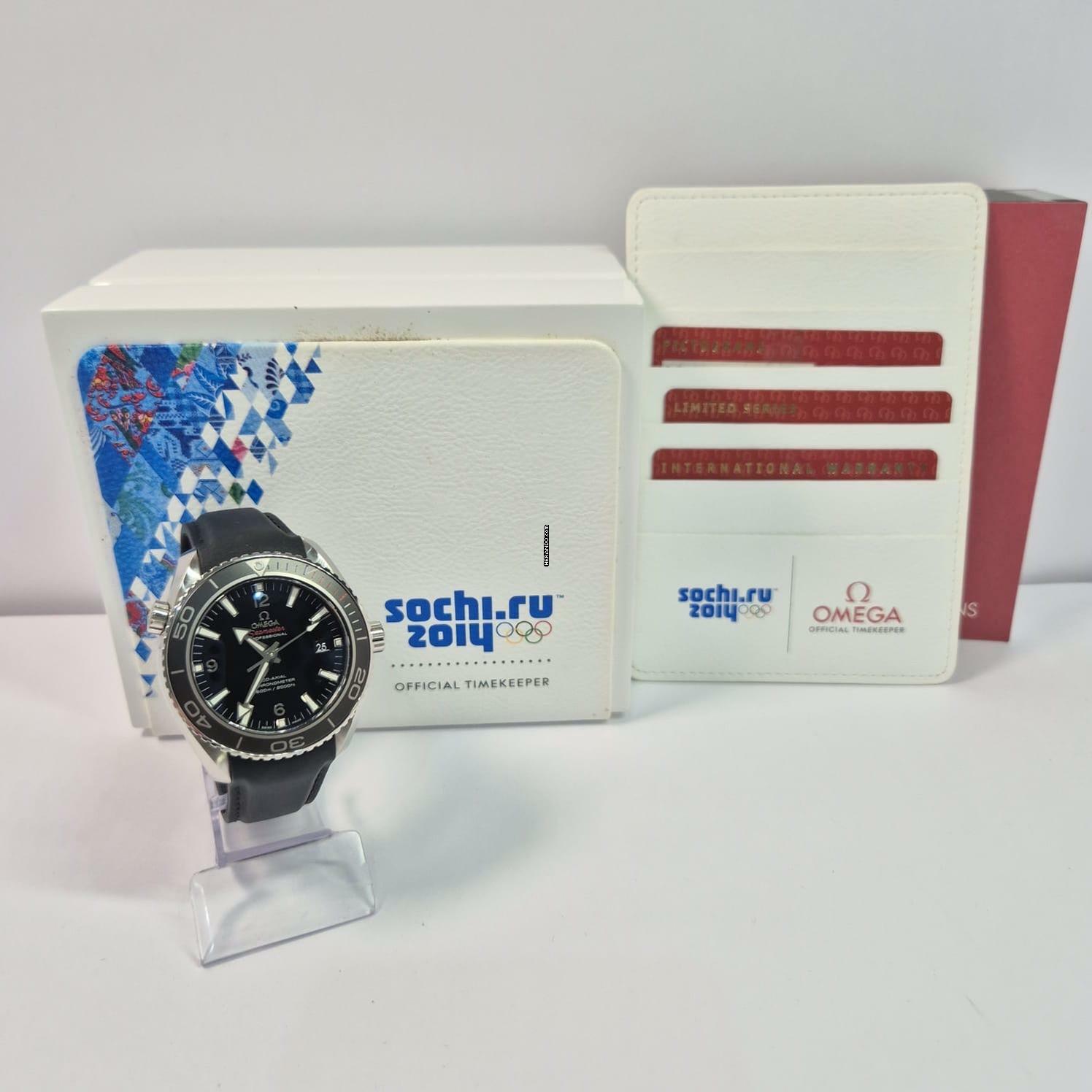 Thumbnail von Omega Seamaster Planet Ocean Sochi Limited Edition 45mm Automático Completo