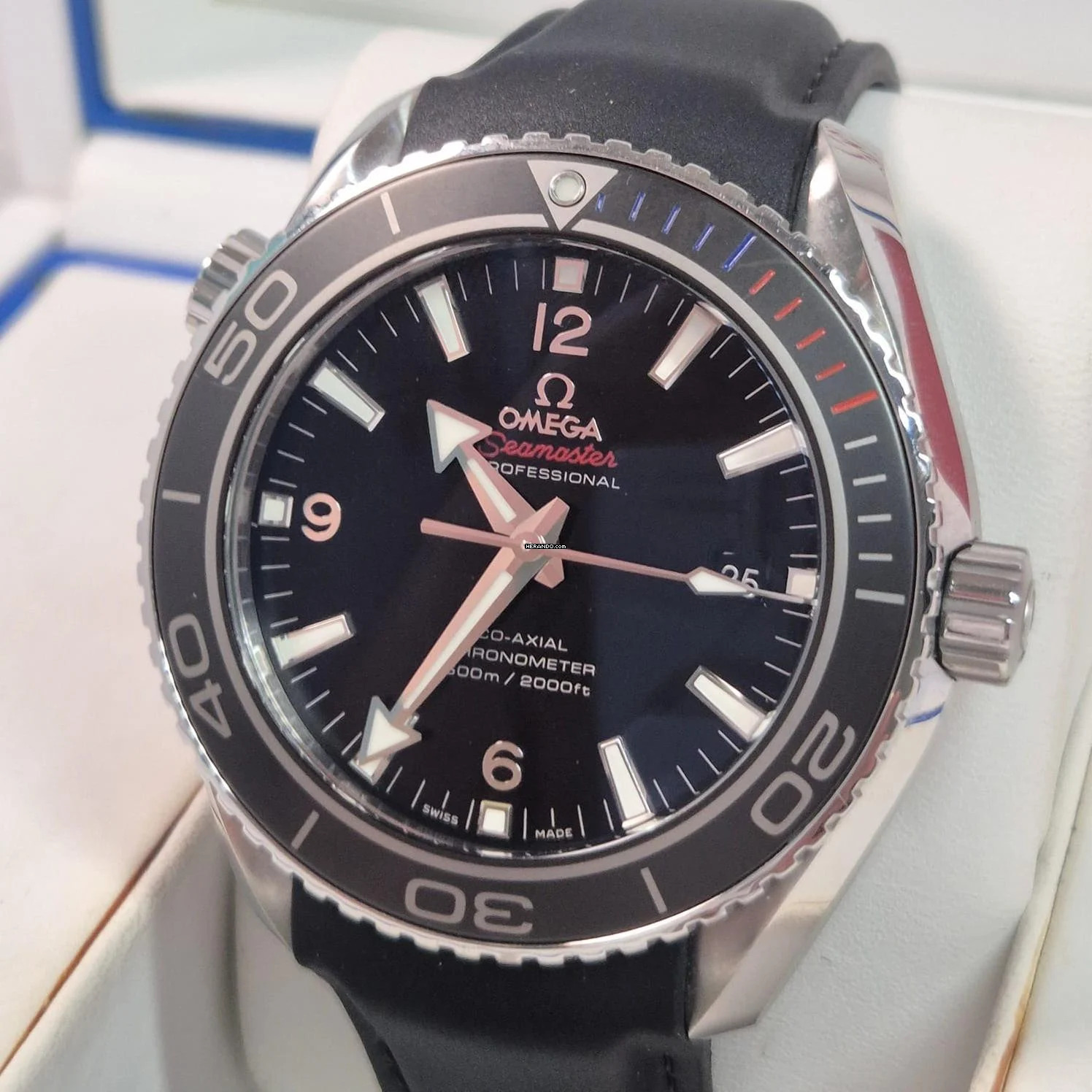 Thumbnail von Omega Seamaster Planet Ocean Sochi Limited Edition 45mm Automático Completo
