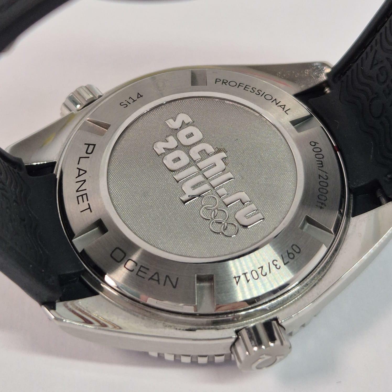 Thumbnail von Omega Seamaster Planet Ocean Sochi Limited Edition 45mm Automático Completo