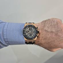Thumbnail von Audemars Piguet Royal Oak Offshore Chronograph Ouro Rosé 2 Pulseiras 42mm Completo