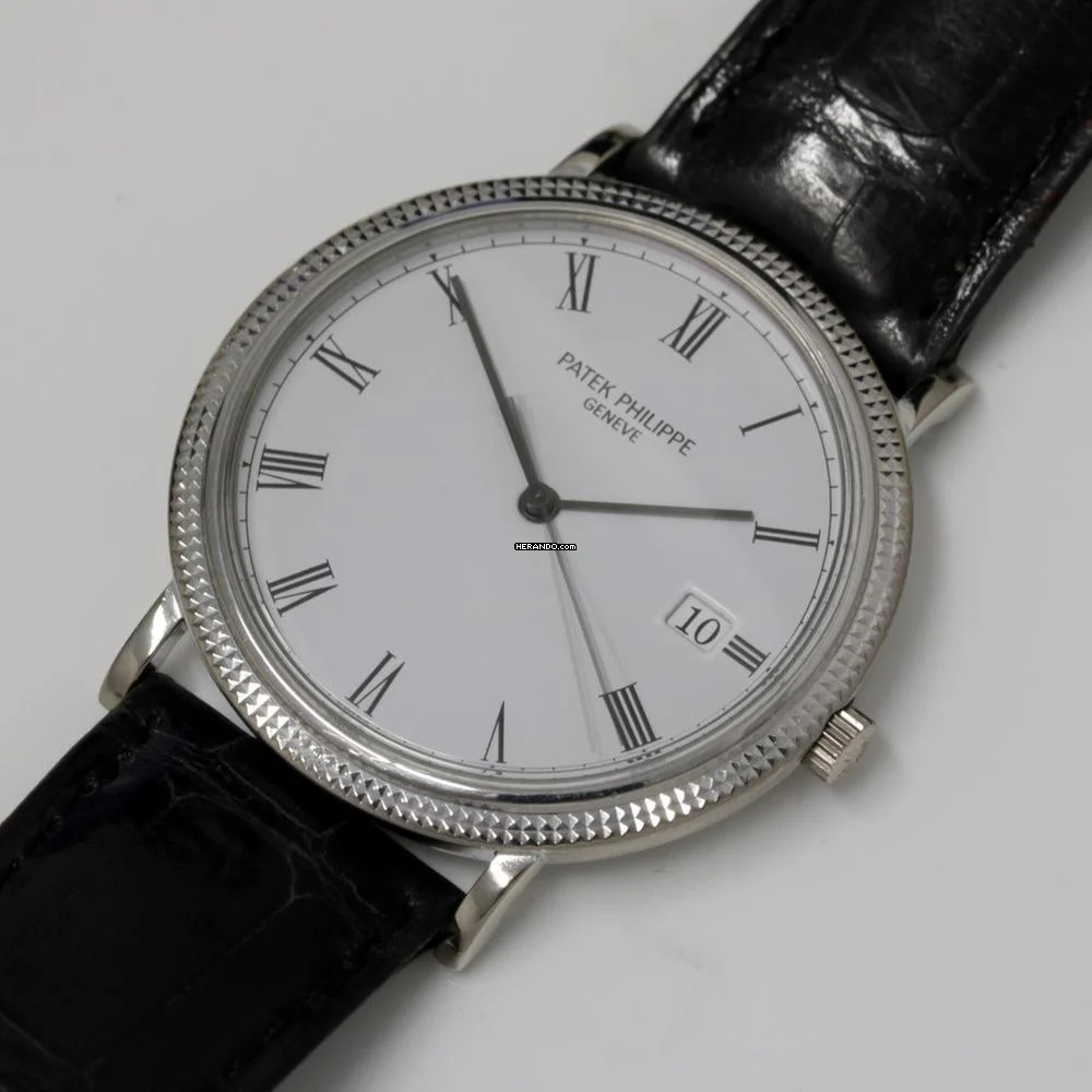 Thumbnail von Patek Philippe Calatrava 18K Hobnail Bezel Ref.3944