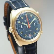 Thumbnail von Breitling Chrono-Matic Vintage Chrono-Matic Chronograph Ref.: 2118 solid Gold 18k/750 ULTRA RARE