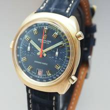 Thumbnail von Breitling Chrono-Matic Vintage Chrono-Matic Chronograph Ref.: 2118 solid Gold 18k/750 ULTRA RARE