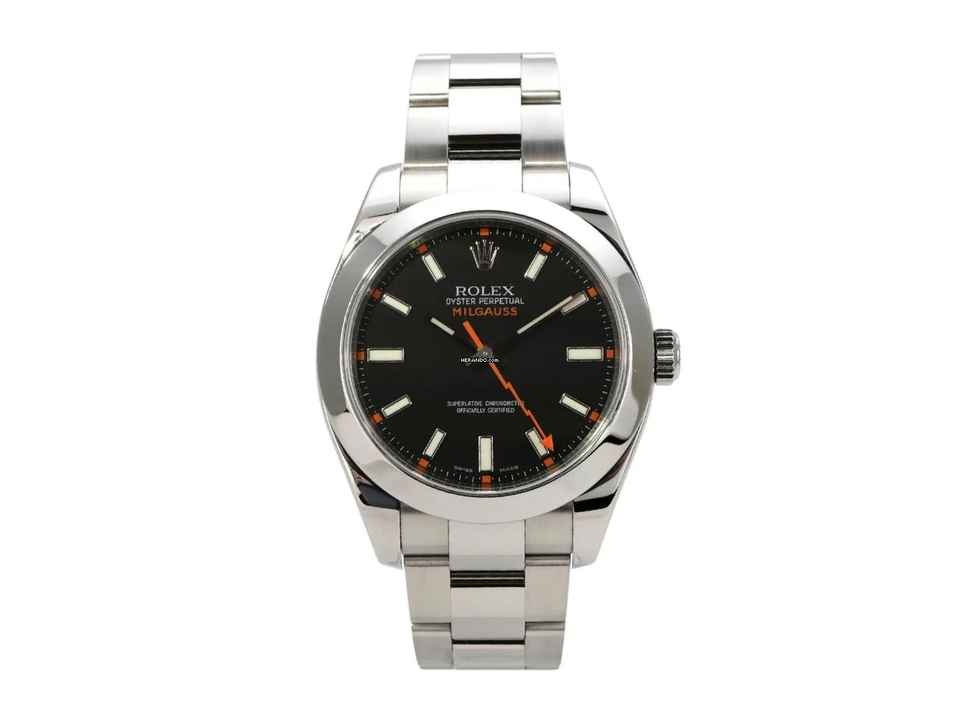  Rolex Milgauss Ref. 116400 schwarzes Zifferblatt 