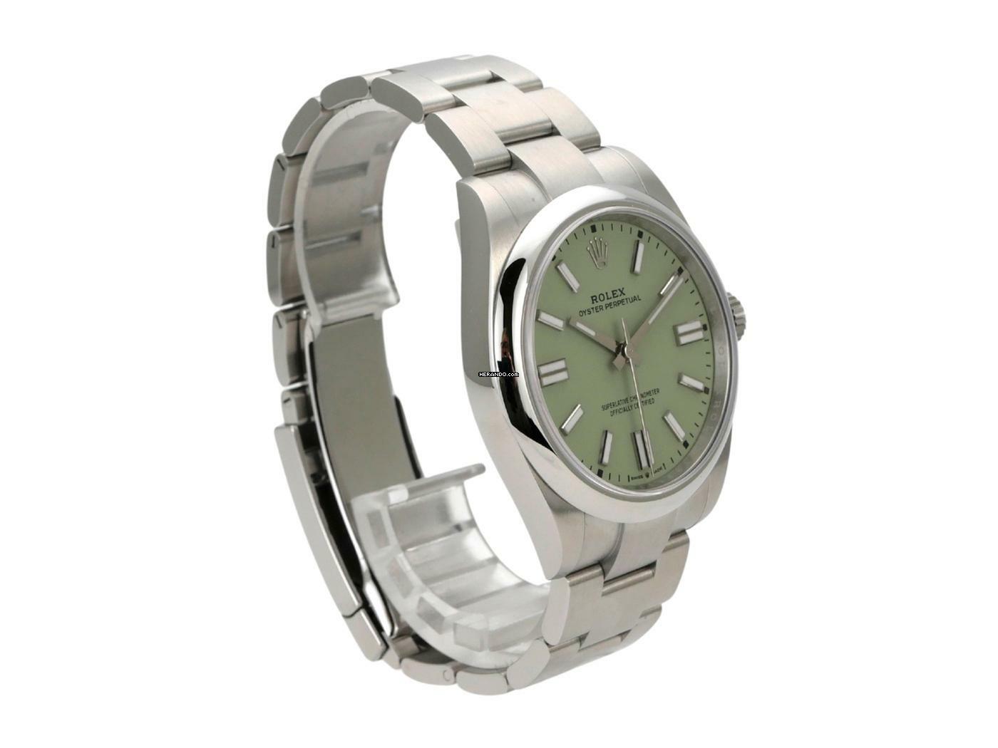  Rolex Oyster Perpetual 41 Ref. 134300 Pistachio 