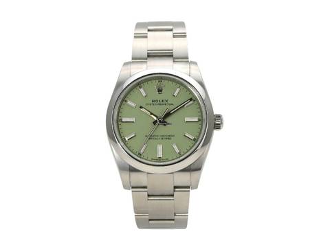  Rolex Oyster Perpetual 34 Ref. 124200 Pistachio 