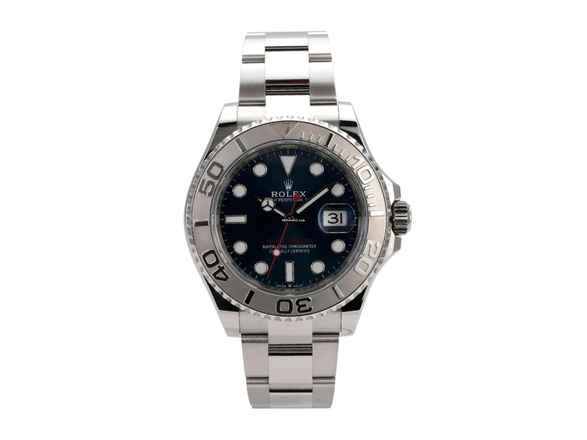  Rolex Yacht-Master 40 mm Edelstahl / Platin Ref. 126622 Blau 