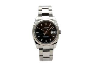Thumbnail von Rolex Oyster Perpetual Date 34 mm Edelstahl / Weißgold Ref. 115234