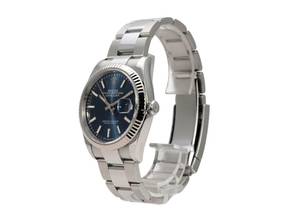 Thumbnail von Rolex Datejust 36 Oystersteel / Weißgold 126234 Blau