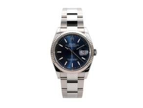 Thumbnail von Rolex Datejust 36 Oystersteel / Weißgold 126234 Blau