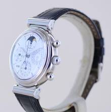 Thumbnail von IWC Da Vinci Perpetual Calendar Chronograph 18K Whitegold white Dial 39 mm Ewiger Calendar Dresswatch