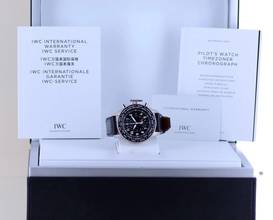 Thumbnail von IWC Fliegeruhr Timezoner Chronograph Flyback 46mm ungetragen B+P