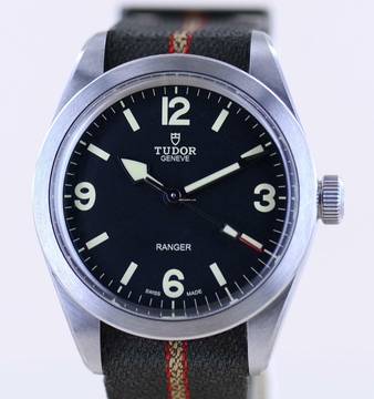  Tudor Ranger black Top No-Date Natoband Automatic B+P 