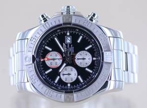 Thumbnail von Breitling Super Avenger II Chronograph 48mm Stahl black Dial Automatic B+P Top