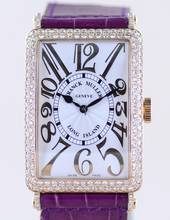 Thumbnail von Franck Muller Long Island 18K Roségold Diamond Case Arabic Dial no Date Big Size