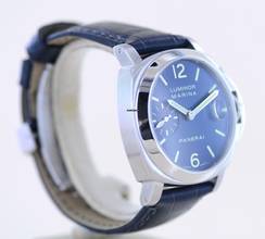 Thumbnail von Panerai Luminor Marina Automatic PAM00119 Steel small second Automatic Blue dial rar 40mm B+P