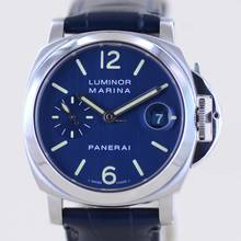 Thumbnail von Panerai Luminor Marina Automatic PAM00119 Steel small second Automatic Blue dial rar 40mm B+P