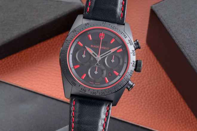  Tudor Fastrider Black Shield Chronograph Automatik Stahl Ref. 42000CR 