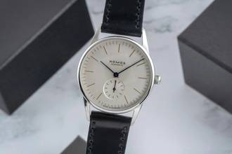 Thumbnail von NOMOS Orion Stahl Handaufzug Herrenuhr Ref. 301 Box & Papiere 2014