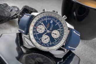 Thumbnail von Breitling Old Navitimer Chronograph Edelstahl Automatik Ref. 13322 Klassiker