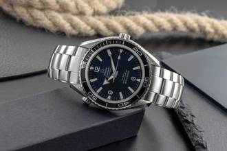 Thumbnail von Omega Seamaster Planet Ocean 45,5 Automatik Co Axial Ref. 2200.50.00 B&P 2007
