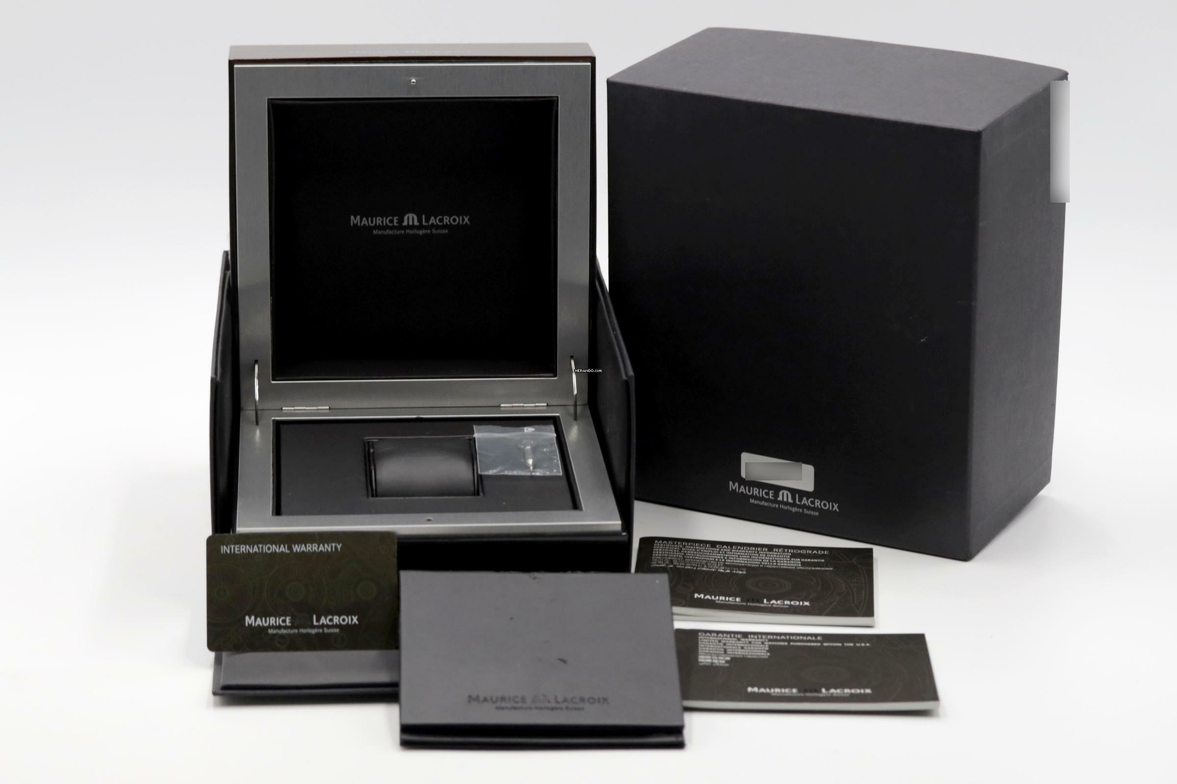 Thumbnail von Maurice Lacroix Masterpiece Stahl Automatik Herrenuhr Ref. MP6508 Box & Papiere