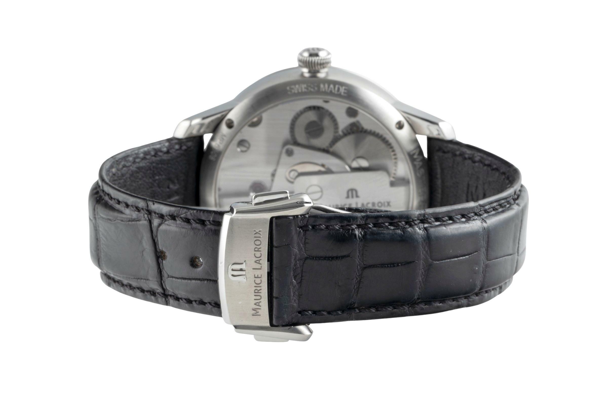 Thumbnail von Maurice Lacroix Masterpiece Stahl Automatik Herrenuhr Ref. MP6508 Box & Papiere