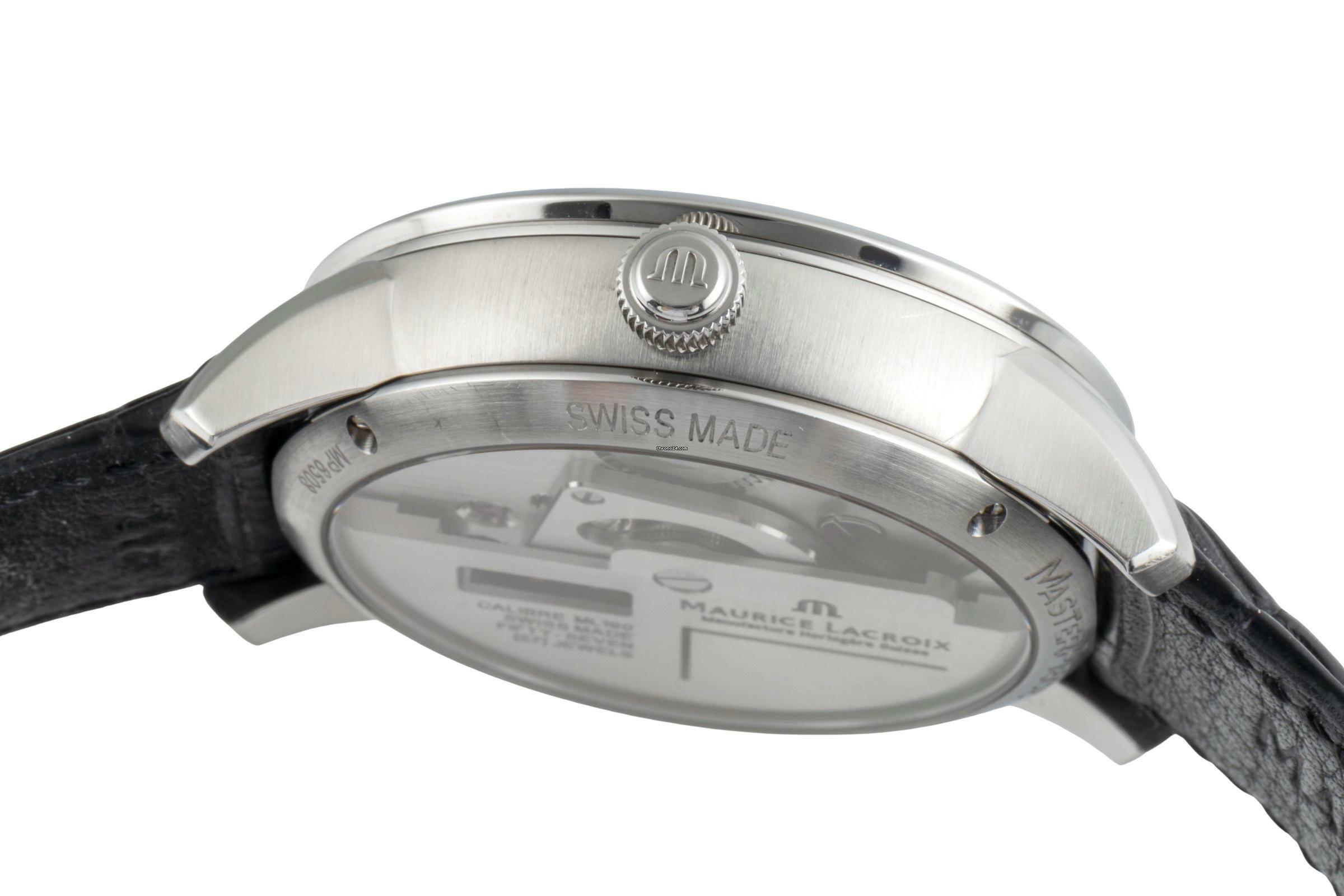 Thumbnail von Maurice Lacroix Masterpiece Stahl Automatik Herrenuhr Ref. MP6508 Box & Papiere