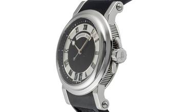 Thumbnail von Breguet Marine ´Horloger de la Marine´ Stahl Automatik Ref G5817ST925V8 B&P 2016