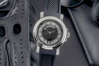 Thumbnail von Breguet Marine ´Horloger de la Marine´ Stahl Automatik Ref G5817ST925V8 B&P 2016