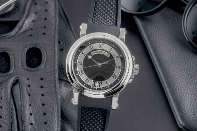  Breguet Marine ´Horloger de la Marine´ Stahl Automatik Ref G5817ST925V8 B&P 2016 