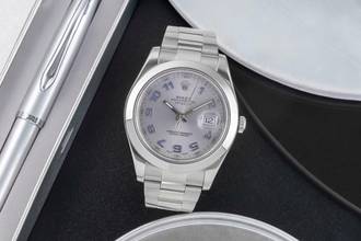 Thumbnail von Rolex Datejust II 41 Blue Dial Oyster Edelstahl Automatik Herrenuhr Ref. 116300