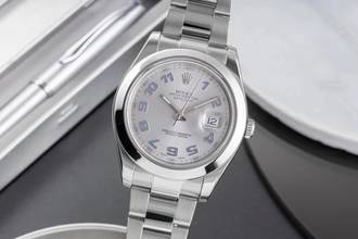 Thumbnail von Rolex Datejust II 41 Blue Dial Oyster Edelstahl Automatik Herrenuhr Ref. 116300