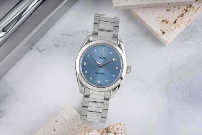  Omega Seamaster Aqua Terra Stahl Quarz Damenuhr Ref. 220.10.28.60.53.001 Papiere 2018 