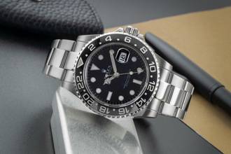 Thumbnail von Rolex GMT-Master II Oyster Edelstahl Automatik Herrenuhr Ref. 116710LN B&P 2011