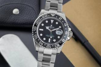Thumbnail von Rolex GMT-Master II Oyster Edelstahl Automatik Herrenuhr Ref. 116710LN B&P 2011