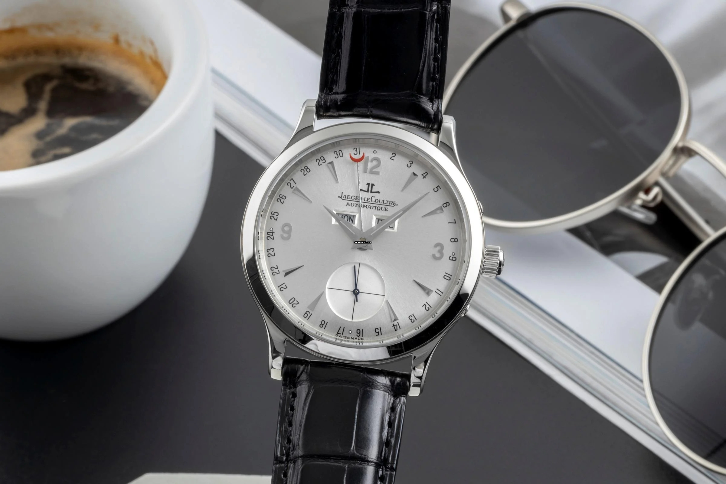  Jaeger-LeCoultre Master Calendar Control Calendar Automatik Stahl Ref 140.8.87 Q147842A 