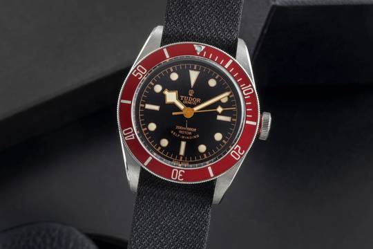  Tudor Black Bay Heritage Black Bay Smiley Dial Automatik Herrenuhr Ref. 79220R B&P 2016 